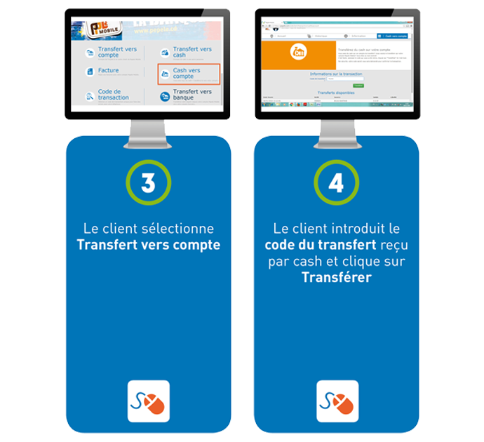 Cash to account step 2